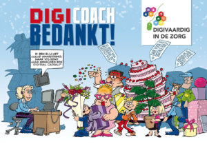 bedankt digicoach cartoon