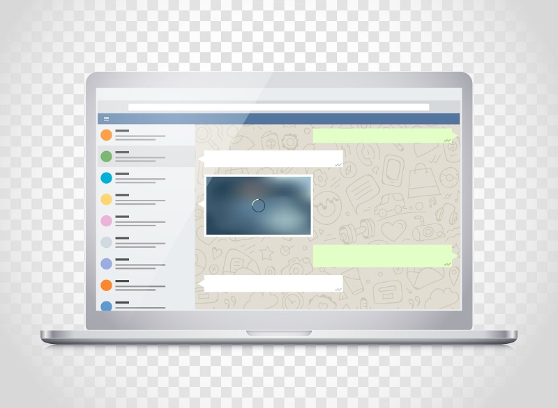 whatsapp op computer